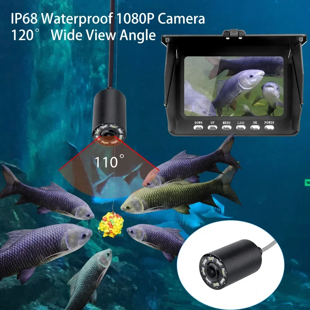 Fish Finder 5.0 Inch LCD Displ - Fishing Camera recension och pris