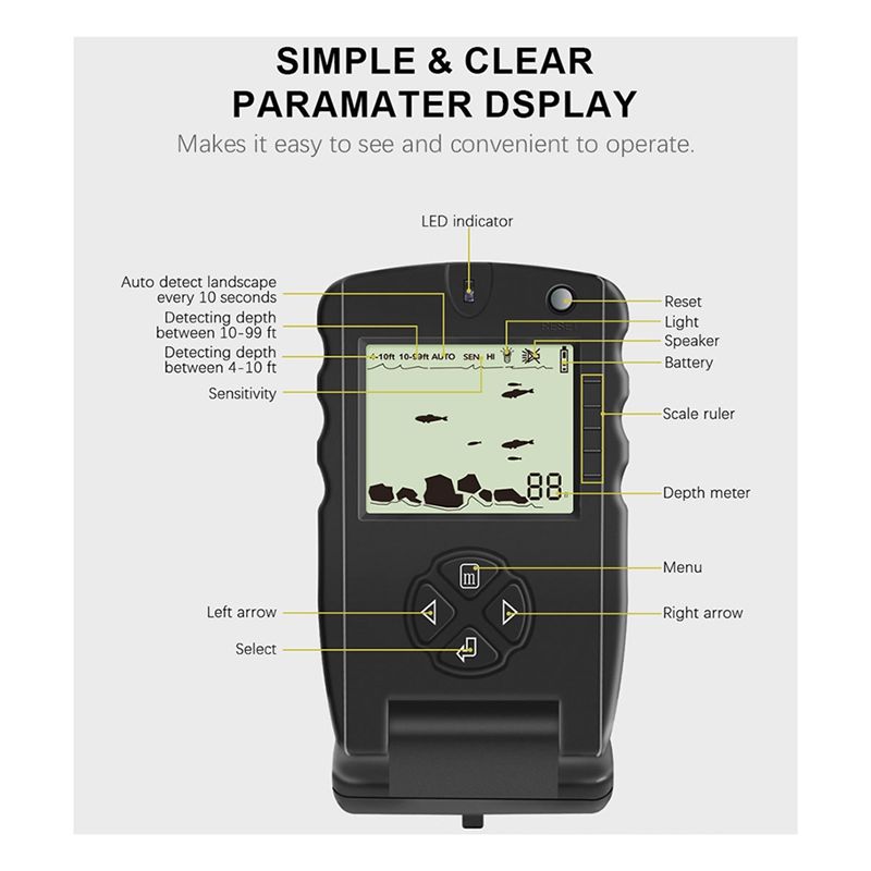 New Portable Fish Finder, Ice  - Fish Finder Portable recension och pris