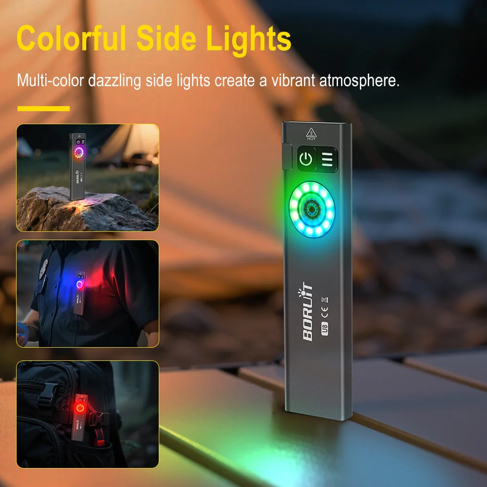 BORUiT U8 650LM EDC LED Flashl - Fishing Light recension och pris