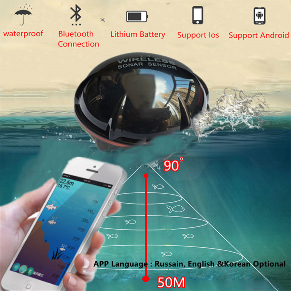 PUPOPAN 100M Brand New Smart P - Fish Finder Transducer recension och pris