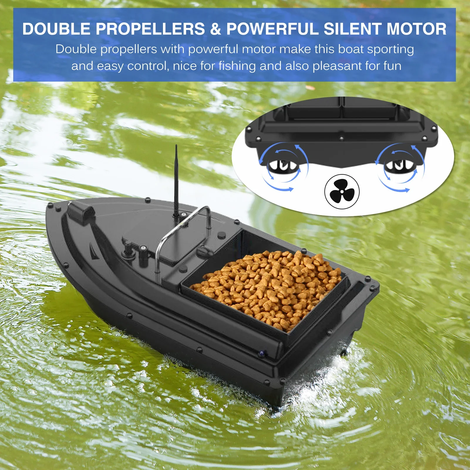 D16E GPS 12000mAh Fishing Bait - Fishing Gps recension och pris