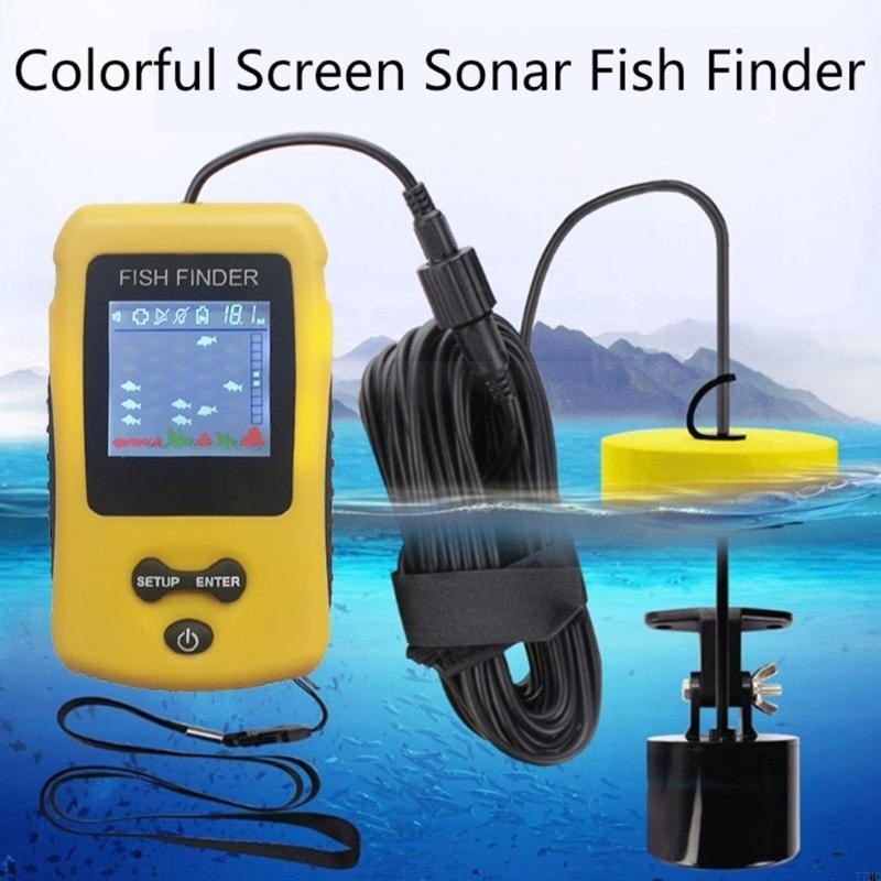 77HC Portable Fish Finders wit - Fish Finder Portable recension och pris