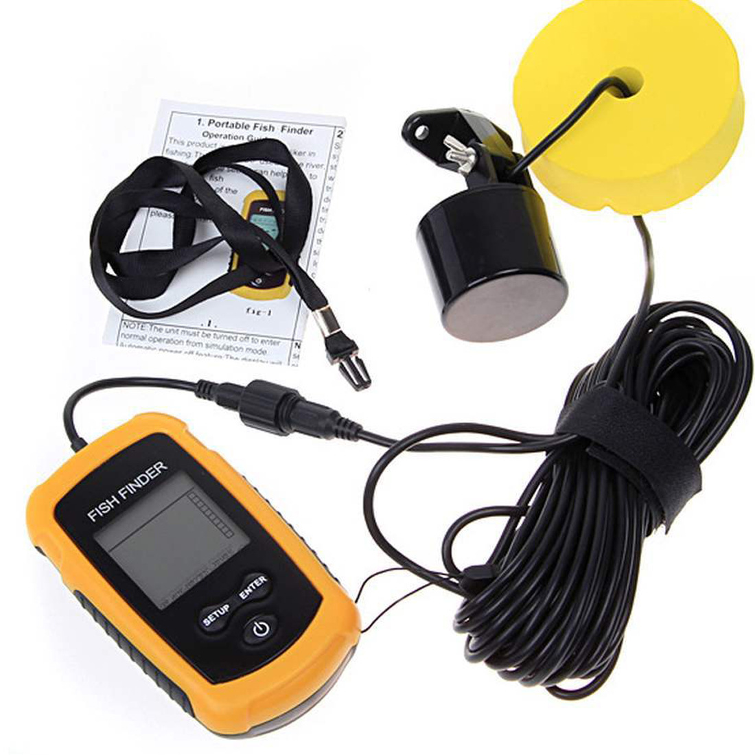 Alarm 100M Portable Sonar Fish - Fish Finder Portable recension och pris