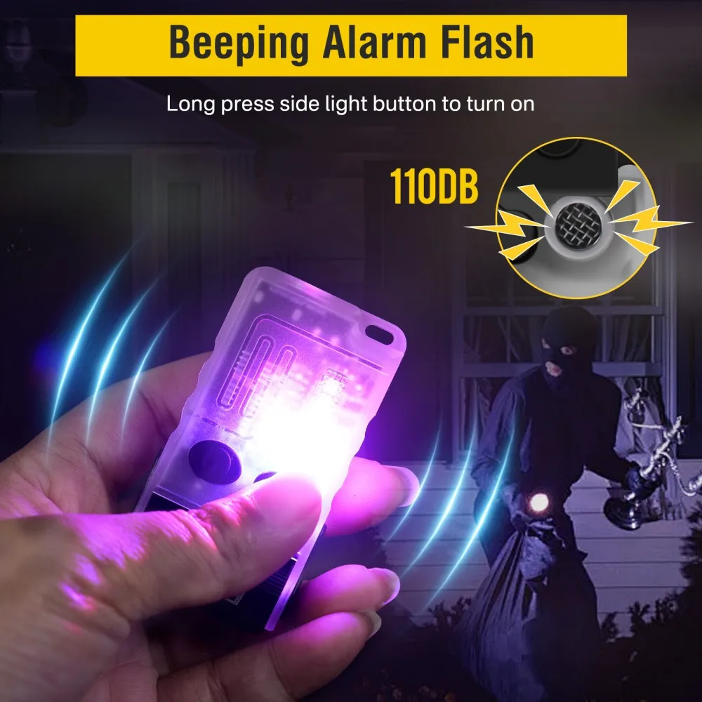 BORUiT V20 Buzzer EDC LED Keyc - Fishing Light recension och pris