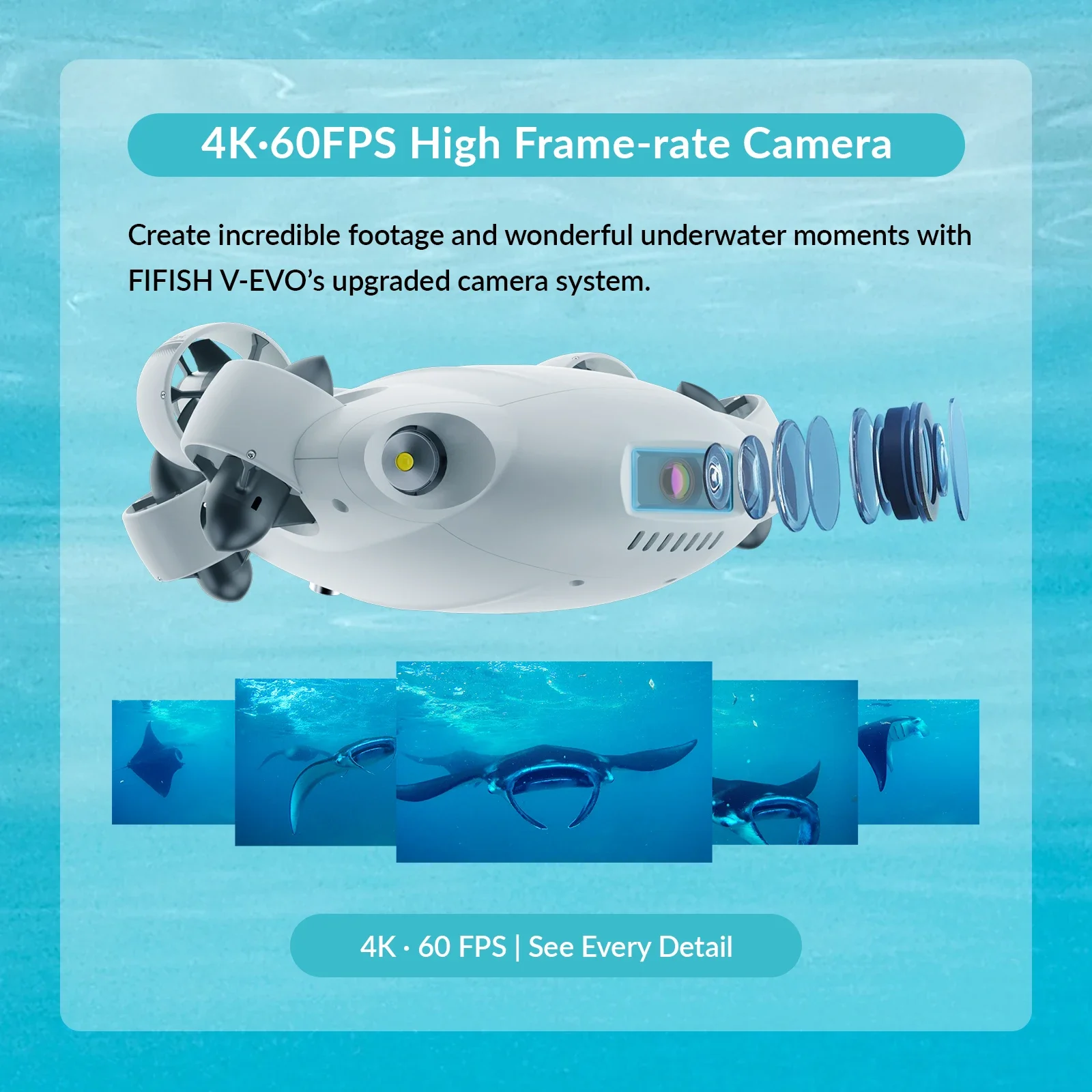 2026 Premium  FIFISH V-EVO Und - Underwater Camera recension och pris