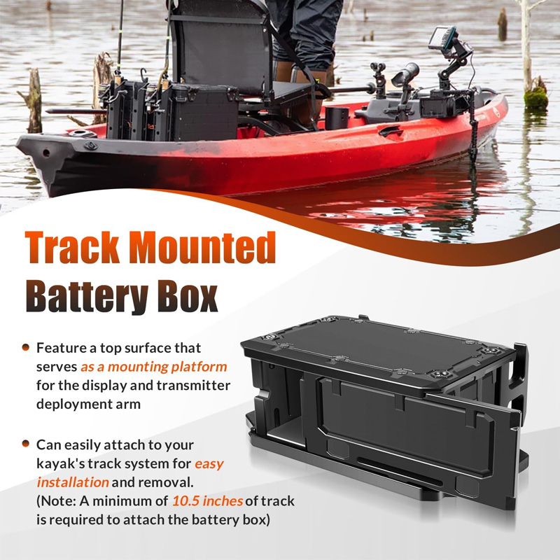 Track Mounted Battery Box for  - Fish Finder Mount recension och pris