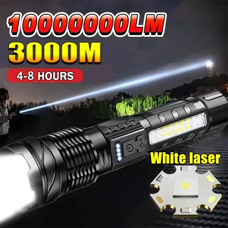 Powerful LED Flashlight Batter - Fishing Light recension och pris