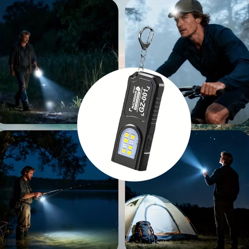 Mini COB LED Keychain Flashlig - Fishing Light recension och pris